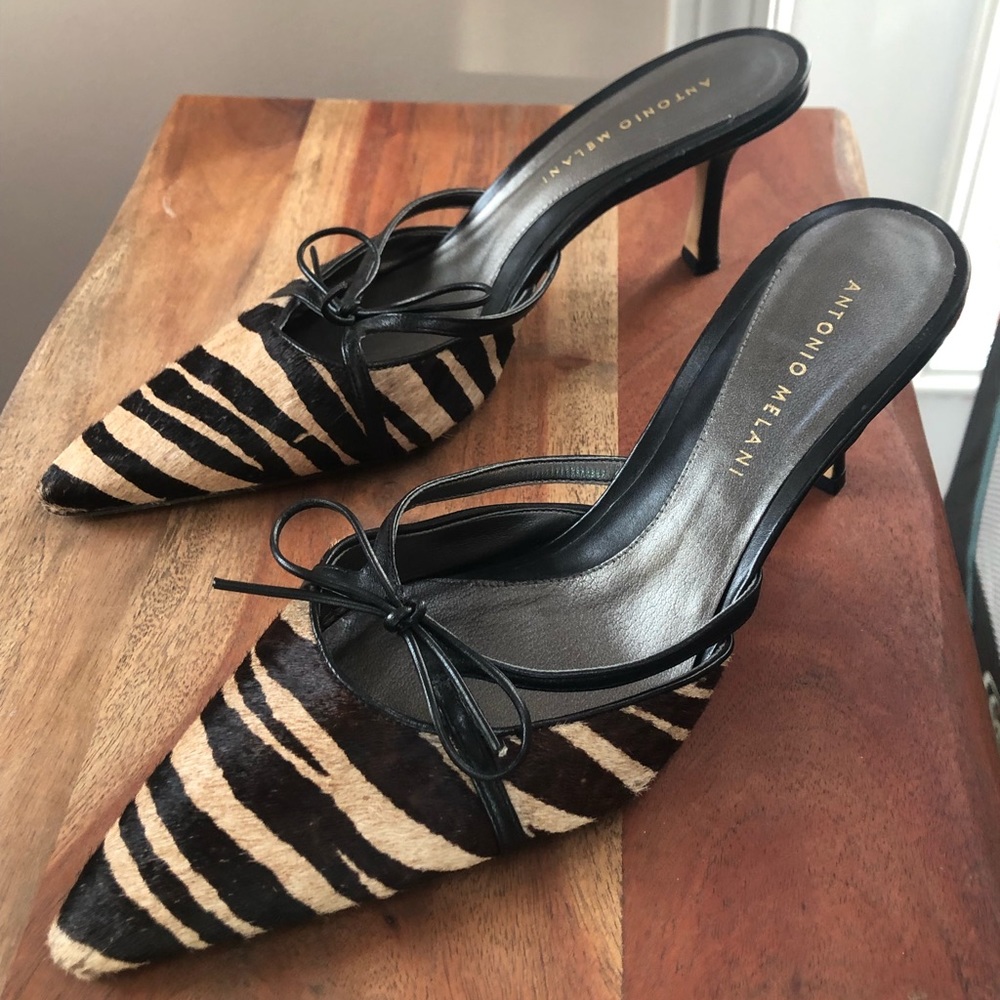 Antonio Melani animal print women’s shoes, size 8